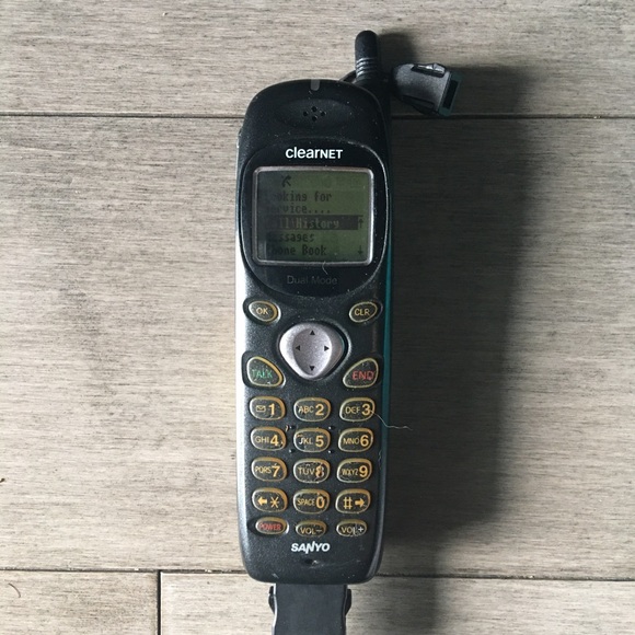 Vintage Sanyo SCP-4000 (CLEAR NET) CELL PHONE (WORKS)  f - Picture 8 of 13